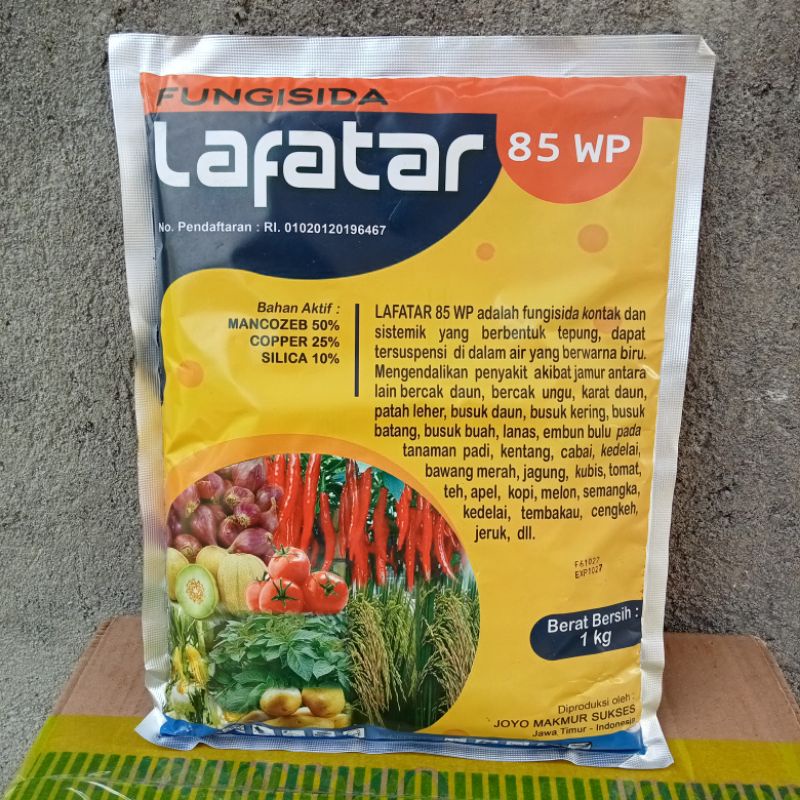 fungisida Kontak dan sistemik LAFATAR 85 WP 1kg untuk mengatasi jamur tanaman