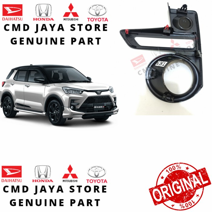 Cover Foglamp / Ring Foglamp Toyota Raize 2021-2022 Kanan Original