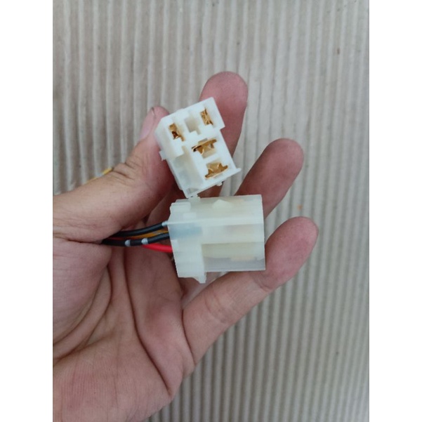 cop relay socket soket bendik stater kaki 4 beat fi esp mio m3 4 kabel