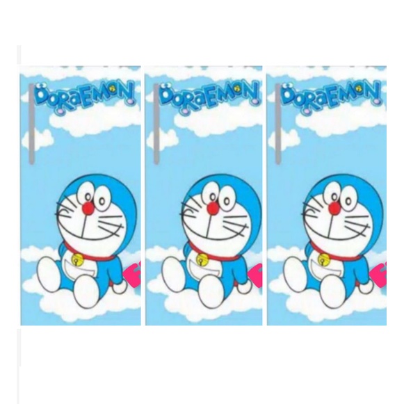 WALLPAPER STIKER FULL BODY KULKAS 1 PINTU DORAEMON
