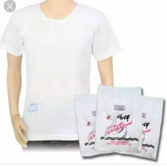 Inner Kaos Oblong Pria Swan Brand | T-Shirt Swan Brand Original