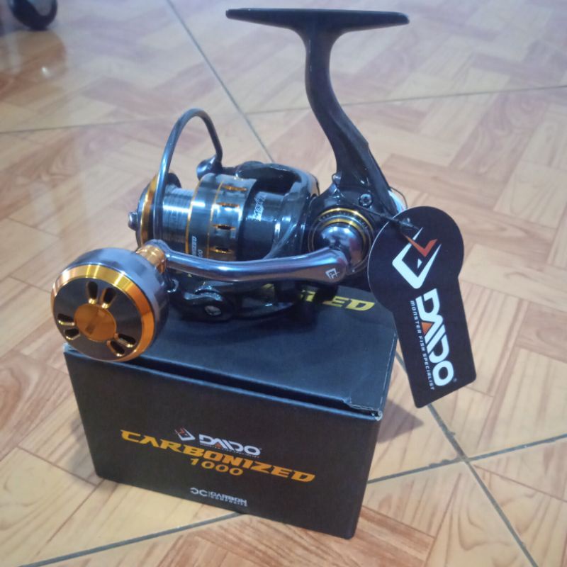 reel pancing daido terbaru, daido carbonized 1000