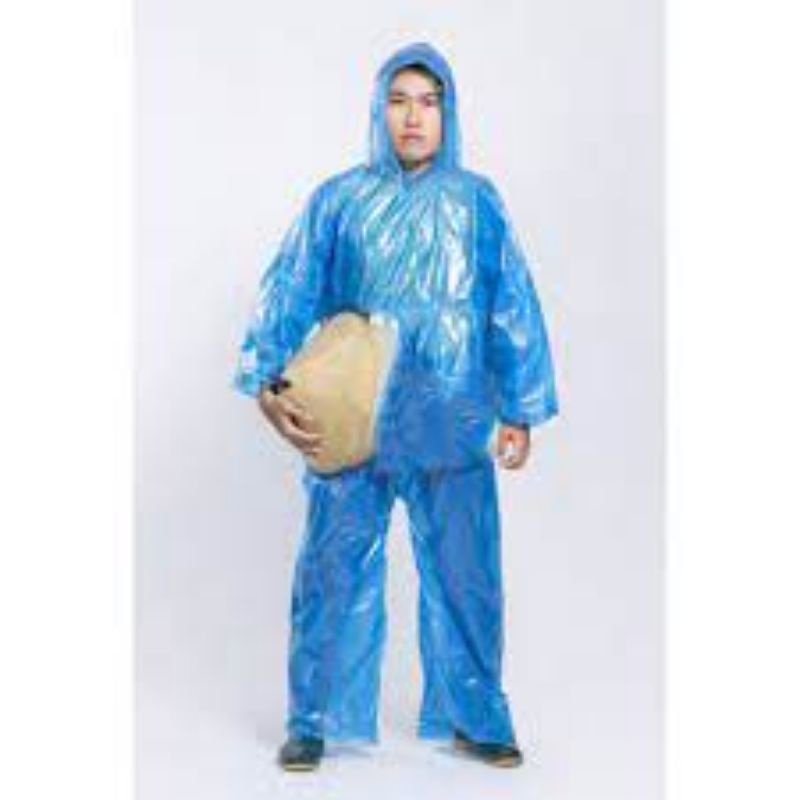 Jas hujan Jaket Celana Tebal plastik jas Hujan pria  Wanita
