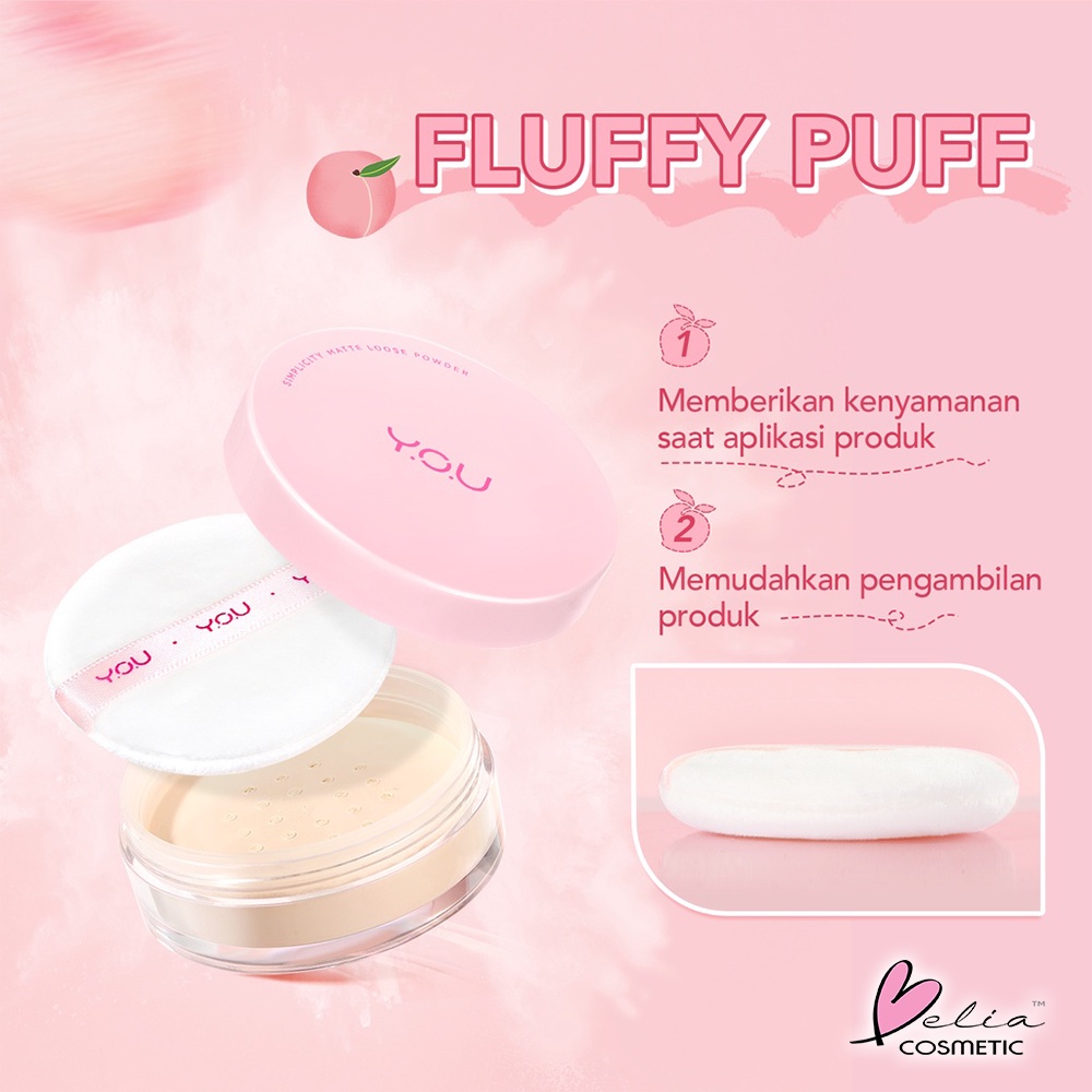 ❤ BELIA ❤ YOU The Simplicity Perfect Matte Loose Powder NEW Formula| Bedak Tabur Y.O.U Makeups  (✔️BPOM)