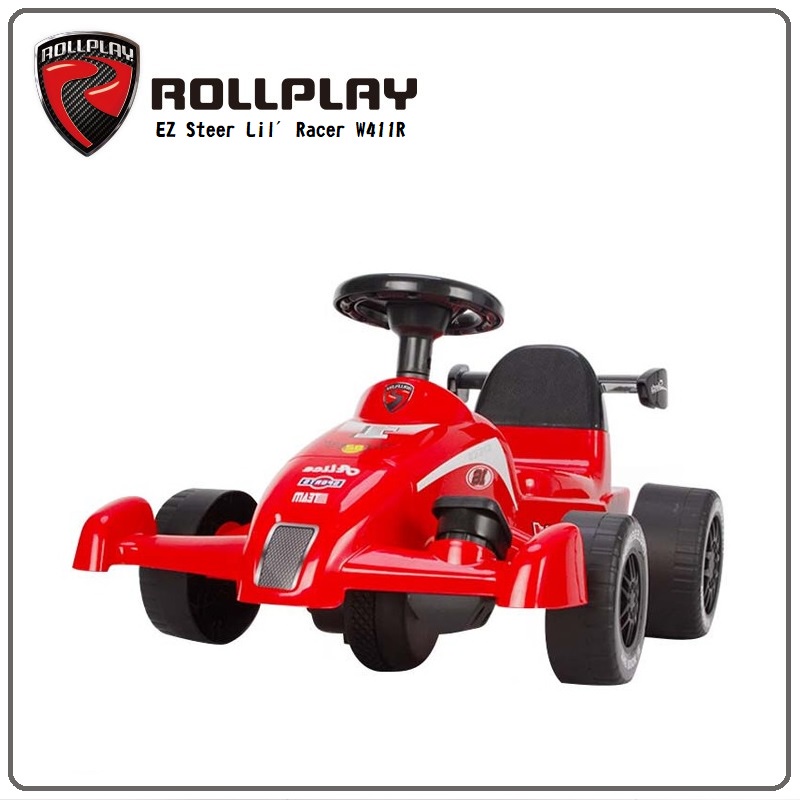 RollPlay 6v EZ Steer Lil' Racer W411R - Red