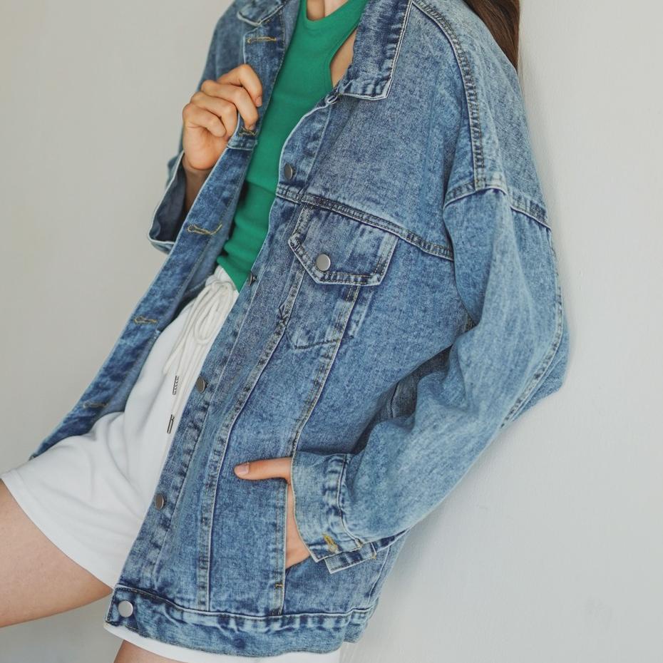 Terbaru This Is April Jaket Jeans Wanita Fender Jackets Denim – 181503