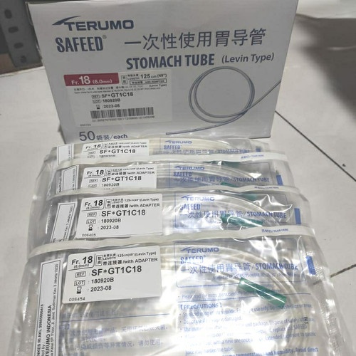 NGT Terumo Fr 18 - Stomach Tube / NGT FR-18 Per pcs