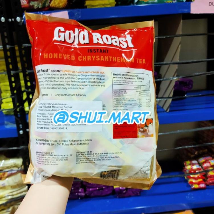 

GOLD ROAST TEH BUNGA KRISAN INSTANT INSTAN INSTAN HONEYED HONEY CHRYSANTHEMUM TEA 540 GR