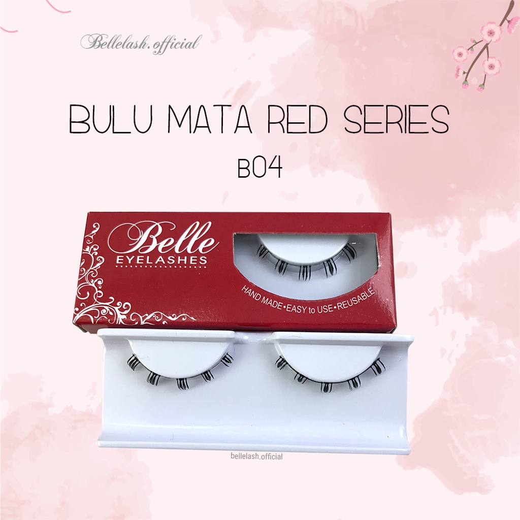 B04 Bulu Mata Bawah Palsu Handmade Natural False Eyelash Eye Lashes