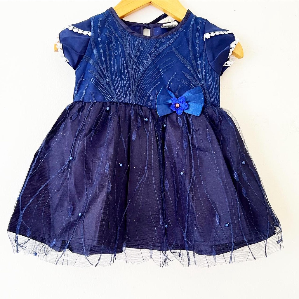Dress Pesta Kondangan Ulang Tahun Mewah Lucu Bayi Anak Perempuan Cewek Terlaris Kode P Babeebabyshop
