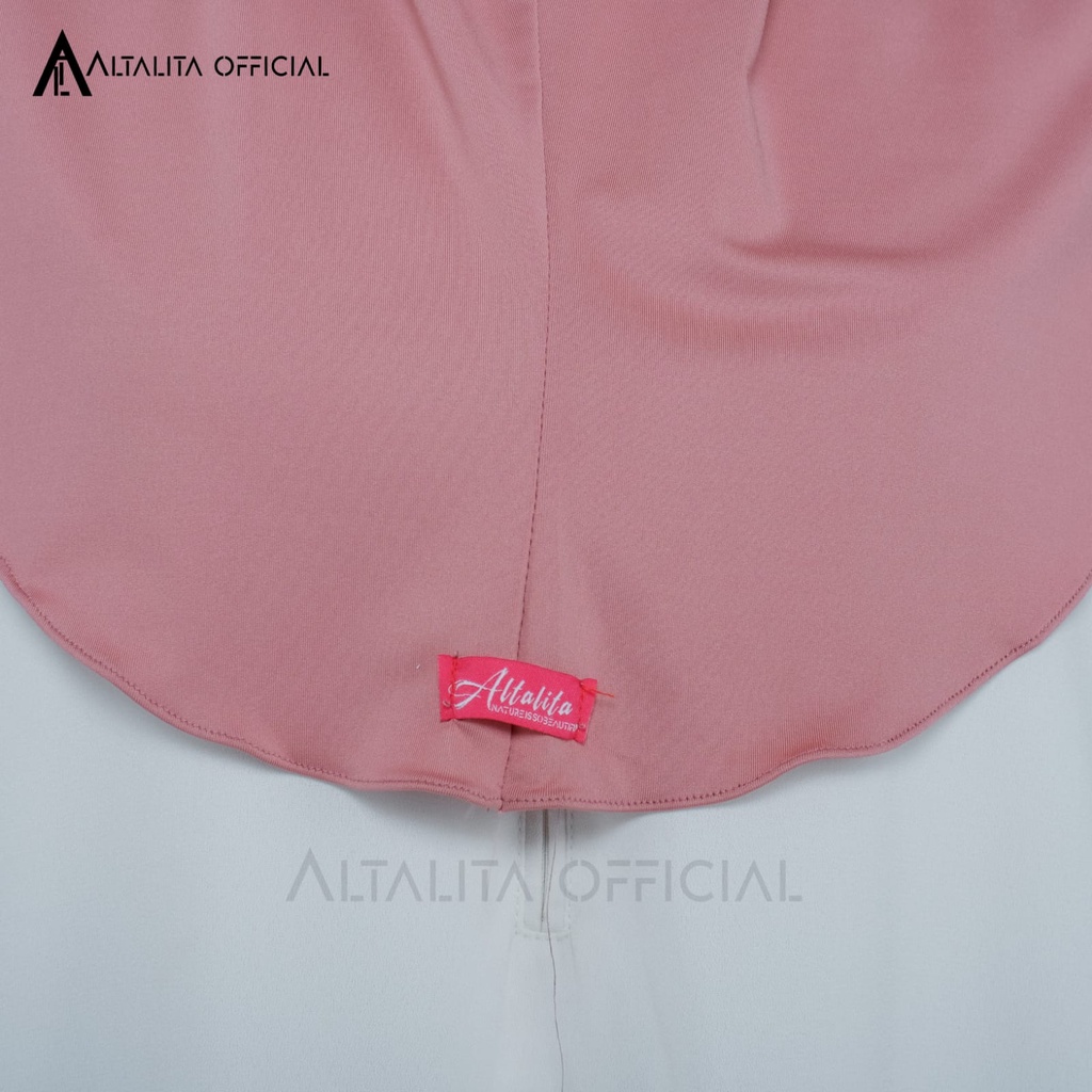 Altalita - Jilbab Bergo Zaida Malay Instan Non Pet Jersey Premium | Kerudung Khimar Instan Polos Syari Menutup Dada Non Pet | Hijab Malaysia Jumbo Instan Non Pad Terbaru Cocok untuk Sekolah Olahraga Volly Futsal Senam dan Sehari-hari