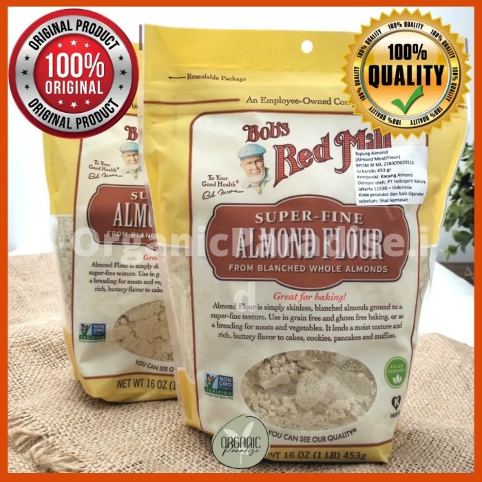 

Bob's Red Mill Super Fine Almond Flour 453 gram / Tepung Almond