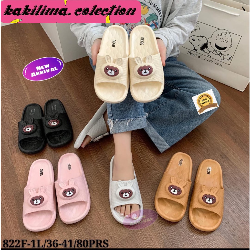 sandal karet jelly perempuan nexas 822f-1L