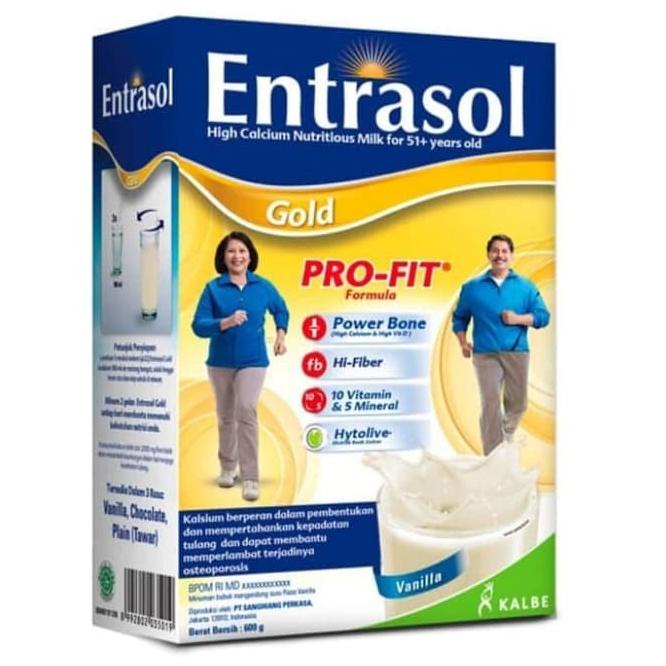 

[ COD ] susu entrasol gold 600 gram