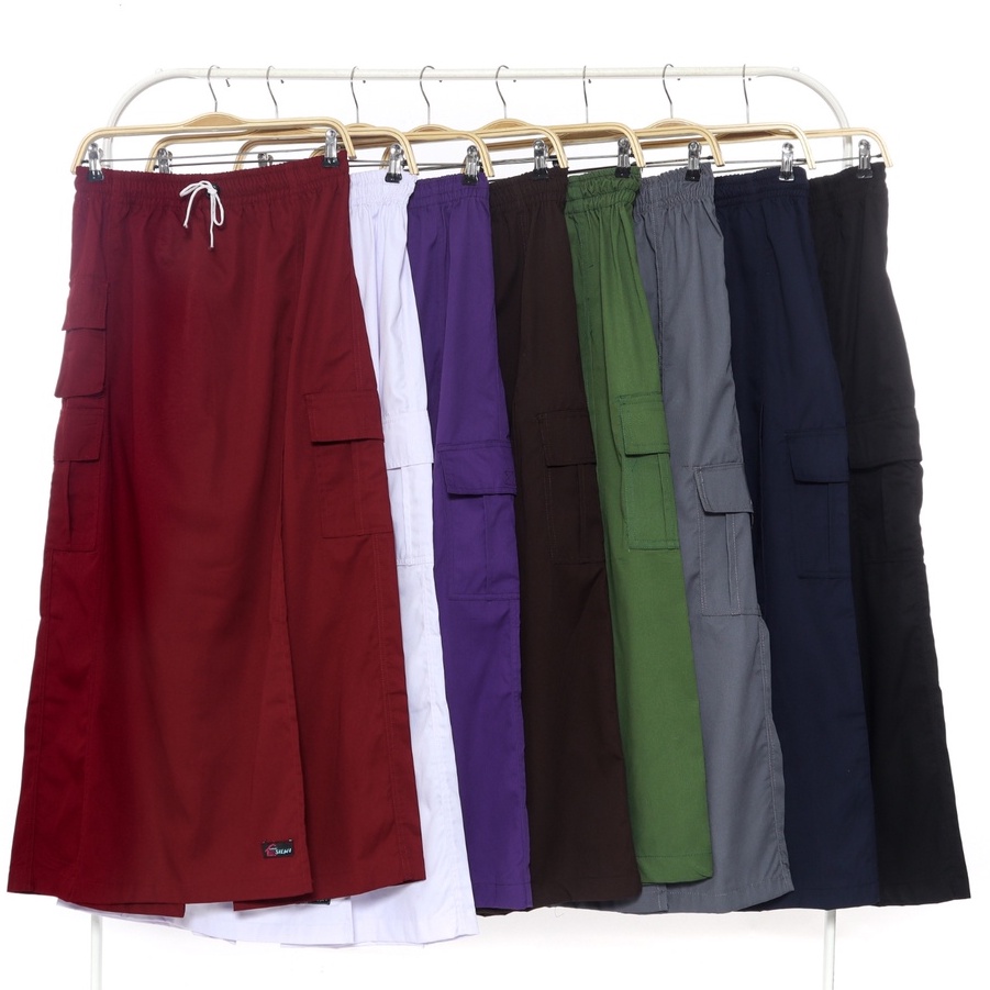 Rocelana Drill Rok Celana Panjang Muslimah Indoor Outdoor Rok Celna Hiking Rok Celana Olahraga