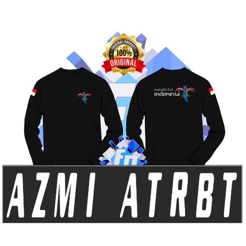 KAOS PANJANG PESONA INDONESIA / WONDERFUL INDONESIA KEMENPAREKRAF