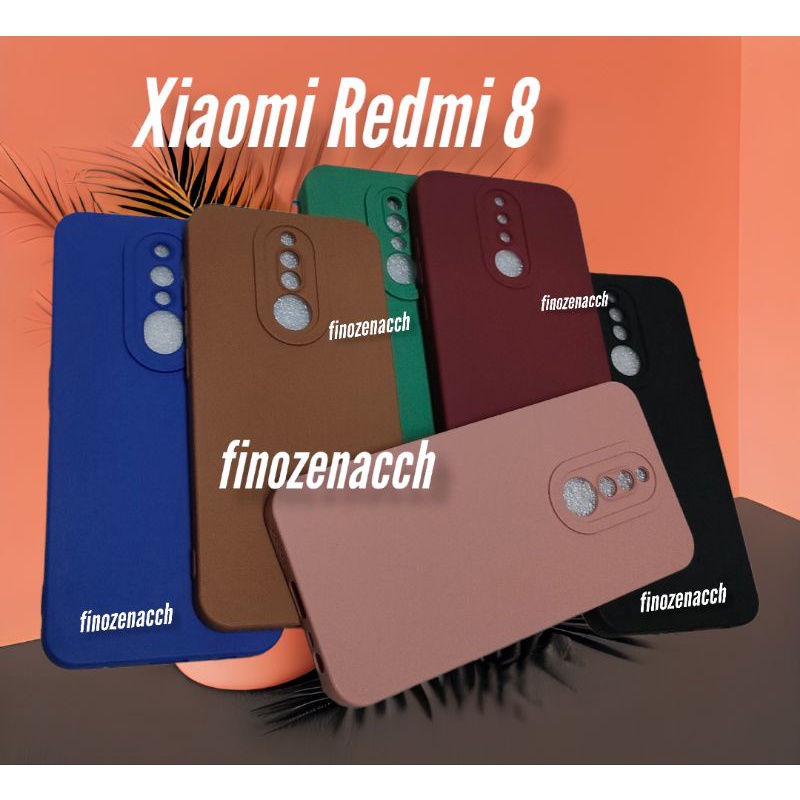 Casing Macaron Pro Xiaomi Redmi 8 +fincer Redmi 8A Pro Slikon Casing Silicon Pelindung Pro Camera