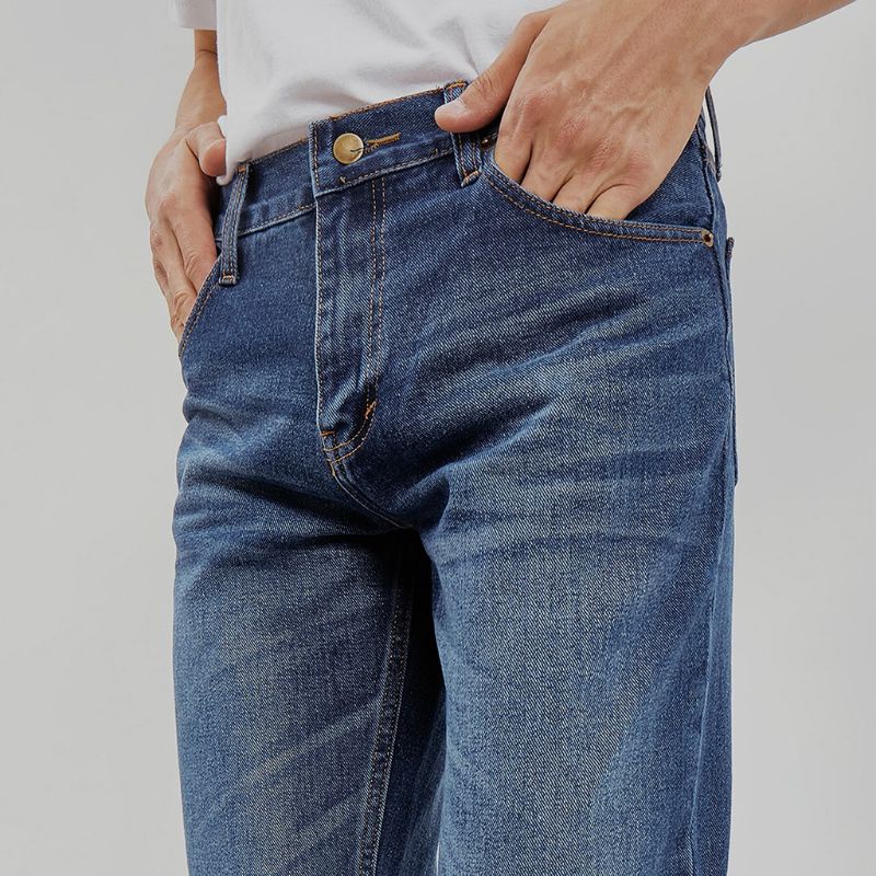 Wisdom Celana Jeans Reguler Vintage Basic denim - Biowash