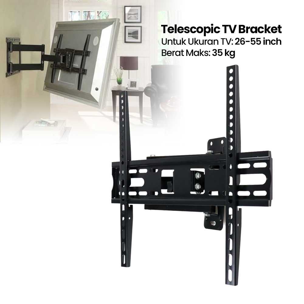 CNXD Telescopic TV Bracket 1.3m 400x400 Pitch for 26-55 Inch - CN814