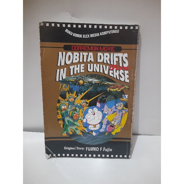 komik doraemon movie nobita drift in the iniverse, isi komik berwarna edisi petualangan oleh Fujiko 