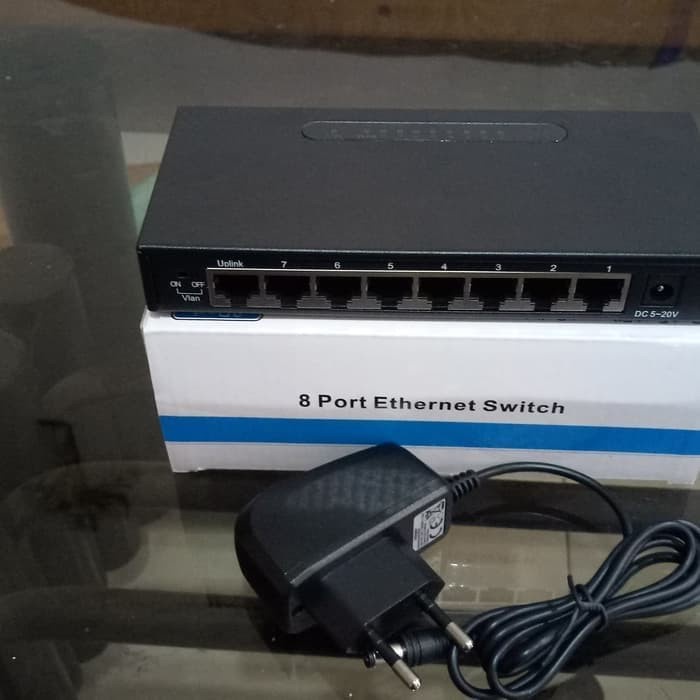 Promo Ethernet Switch 8 Port Ethernet Switch Vlan Static Port