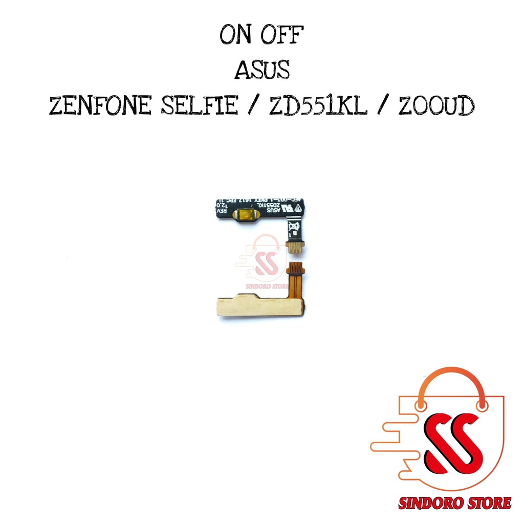 Flexible On Off Asus Zenfone Selfie Zd551Kl Z00Ud Fleksibel Tombol Power