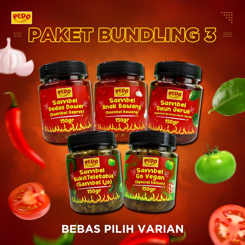 

Sambel PEDO Paket Bundling set 3