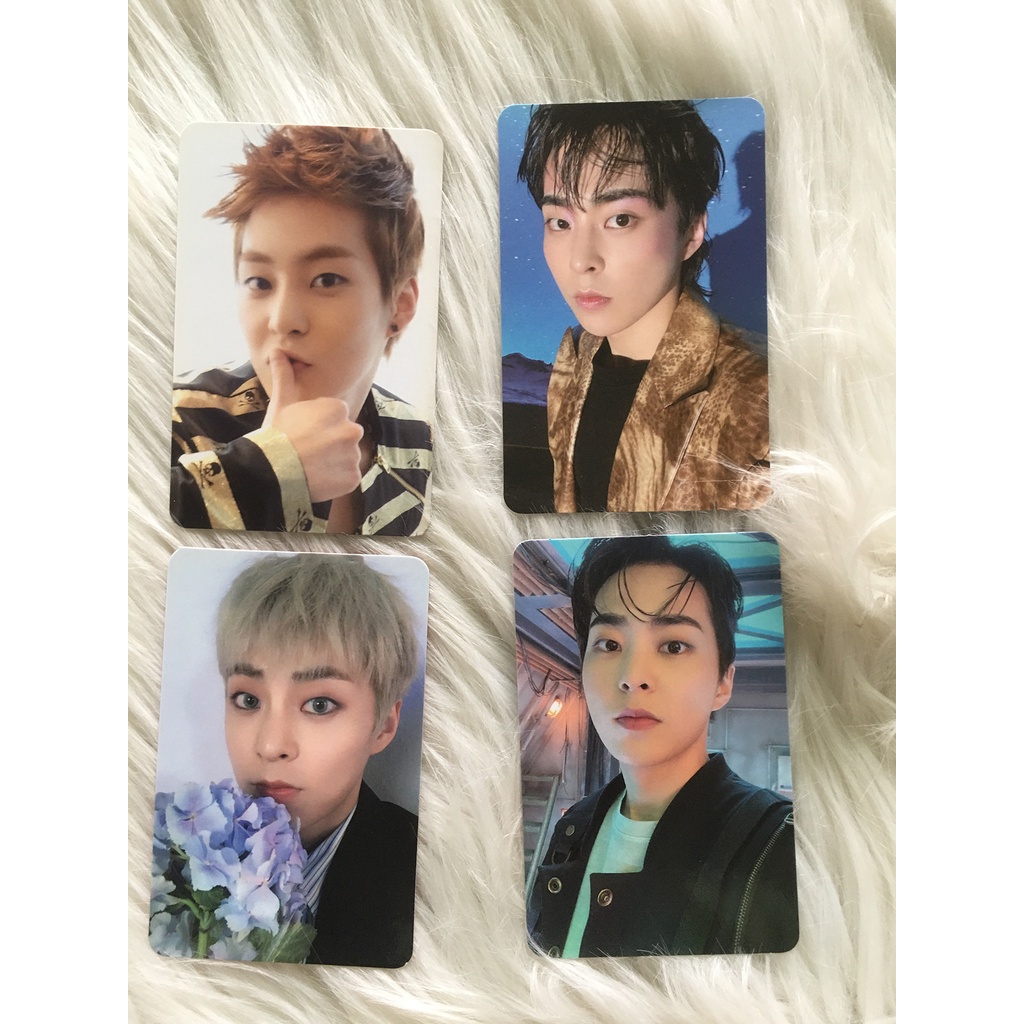 READY STOCK PHOTOCARD EXO CBX XIUMIN KIM MINSEOK OFFICIAL FROM ALBUM MAMA A BLOOMING DAYS DON'T FIGH