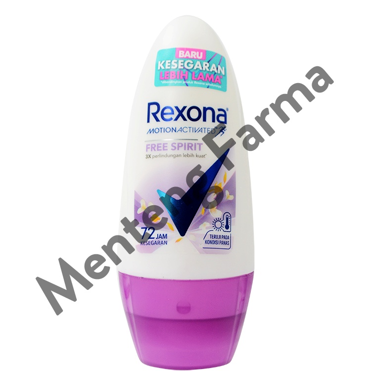 Rexona Anti-Perspirant Deodorant Roll On Free Spirit 45 ML - Bebas Keringat dan Bau Badan Hingga 48