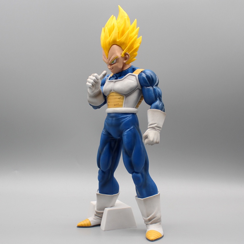 Mainan Action Figure Model Anime Dragon Ball Vegeta Super Saiyan Vegeta Bahan PVC Ukuran 30CM Untuk Koleksi