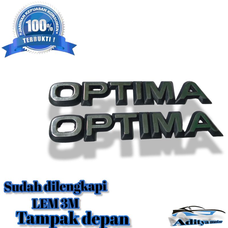 Emblem optima Huruf optima bacaan optima lambang optima opel