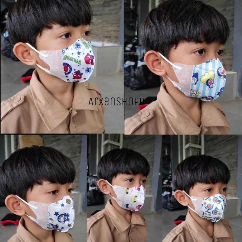 MASKER ANAK DUCKBIL/MASKER ANAK KARAKTER/MASKER ANAK LUCU/ MASKER ANAK 3PLY
