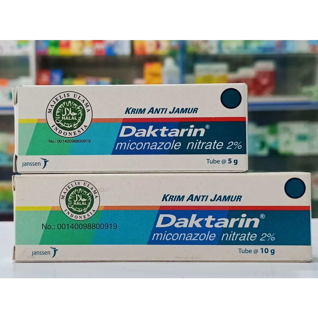 Daktarin Salep Krim Oral gel 5 gr dan10 gr Gatal Jamur Panu Kudis Kurap Kutu Air