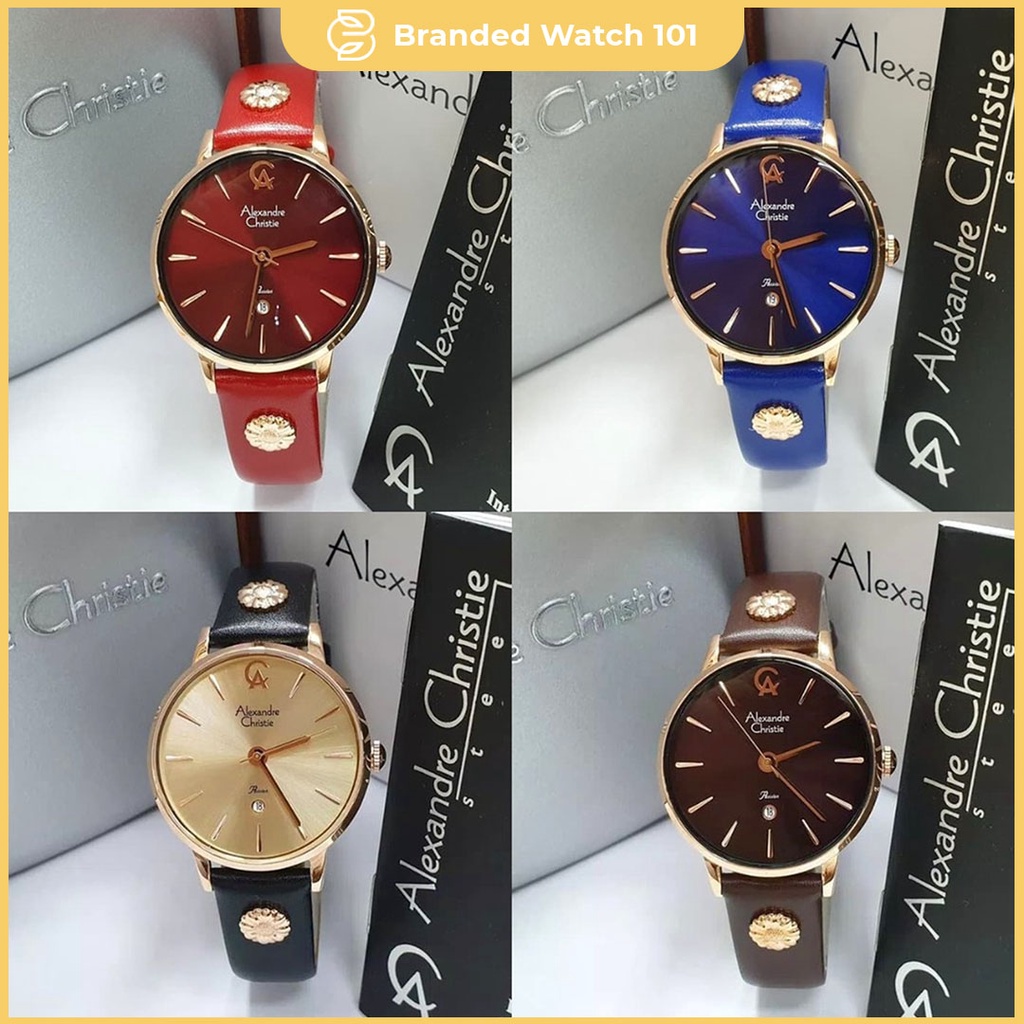 ORIGINAL Jam Tangan Wanita Alexandre Christie AC 2776 / AC2776 Garansi 1 Tahun