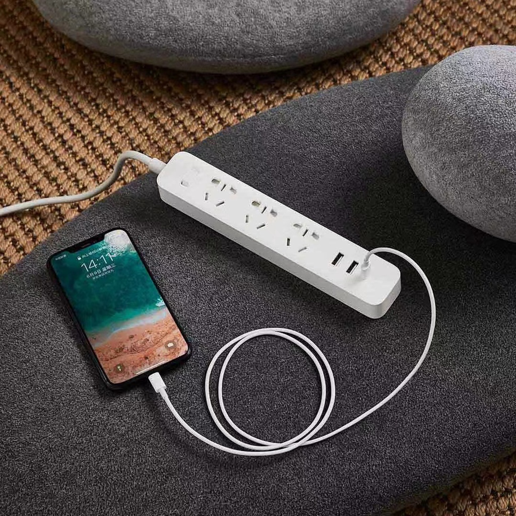 XIAOMI Smart Power Strip Plug Adapter/Stop Kontak Colokan Listrik Xiaomi