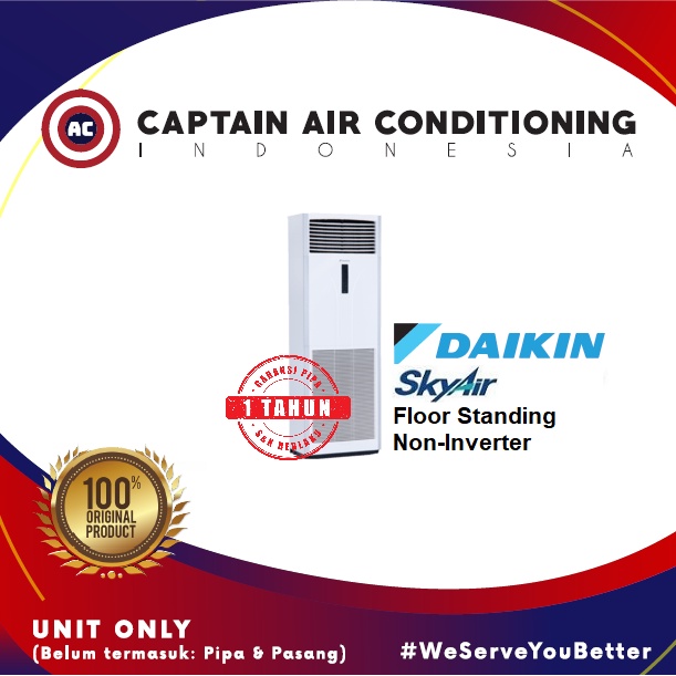 DAIKIN AC Floor Standing SkyAir FVC-125 5 PK (3 Phase)
