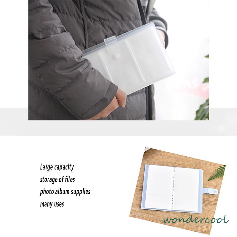 240 kartu kartu nama kursi kartu nama buku tiket film kereta api buku penyimpanan folder album foto 3 inci-Won