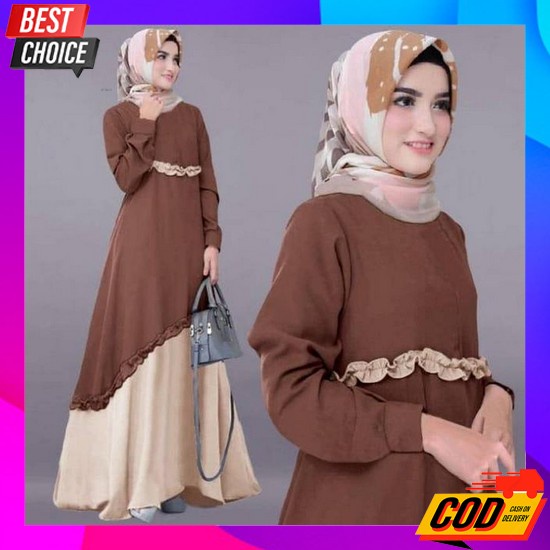 Gsmis Mewah Elegan Baju Gamis Wanita Terbaru Bju Gamis Wanita 2022 Bj  Sale  Mia Story Fashion Gami