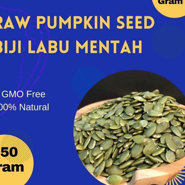 

kodek9K4w--Pumpkin Seed Raw 250Gram / Biji Labu Mentah 250gram