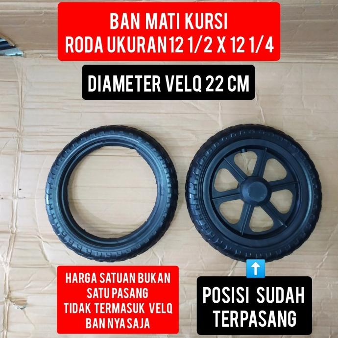 Ban mati kursi roda ukuran 12 ban kursi roda ukuran 12