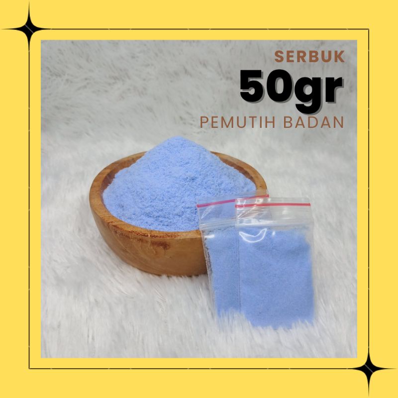 Serbuk Pemutih Campuran Bleaching Badan Kualitas Premium 10gr/20gr/50gr // Serbuk Pemutih