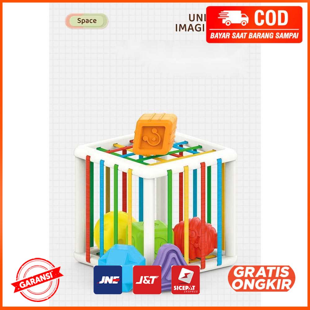 Mainan Anak Montessori Shape Blocks Game JK 790