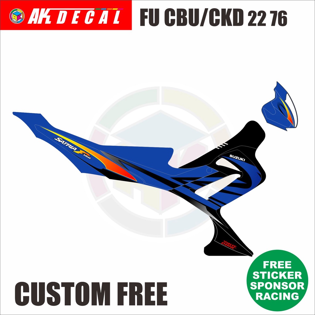 STRIPING LIVERY SATRIA FU 150 CBU/CKD CUSTOM 2276