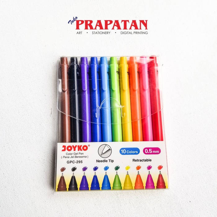 

Joyko Color Gel Pen 0.5mm GPC-295 RTO27