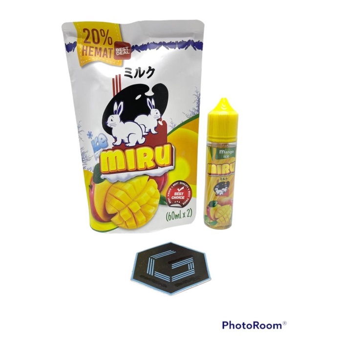 Miru MANGO ICE 60ML 1pcs by Jozojo Brewery Liquid Zonic Vape Mangga