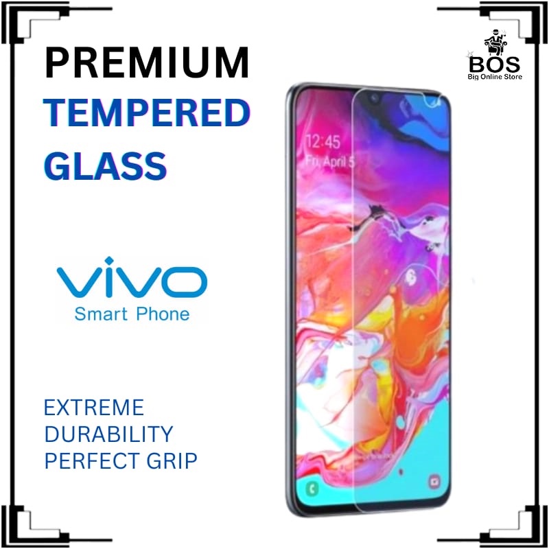 BOS - VIVO S1/V5/V5+/V7/V7+/V9/V11/V11 PRO  | ANTI GORES KACA / TEMPERED GLASS BENING / TG HP