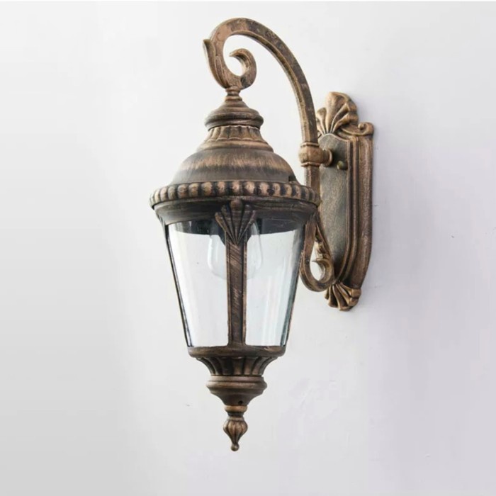 Lampu dinding outdoor/Lampu hias/lampu klasik - Gold