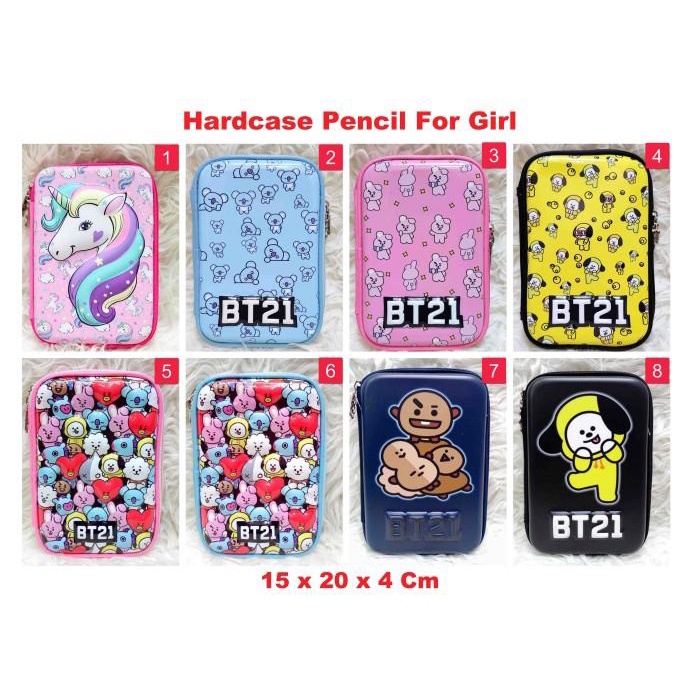 

Pensil Case Tempat Pensil Anak Unicorn / Hardcase Boxes Pencil Hsd