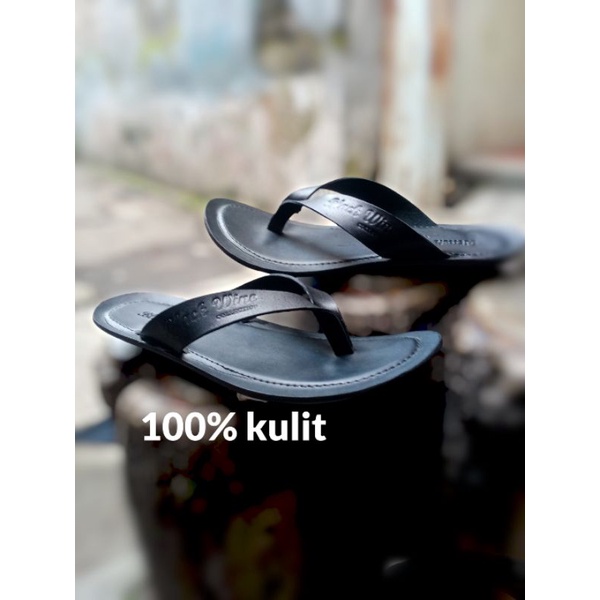 sandal jepit kulit asli Full kulit