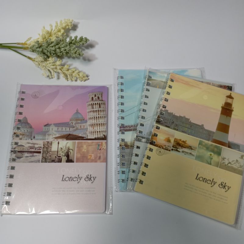 

NOTEBOOK/DIARY/Buku Catatan Spiral Lonely Sky